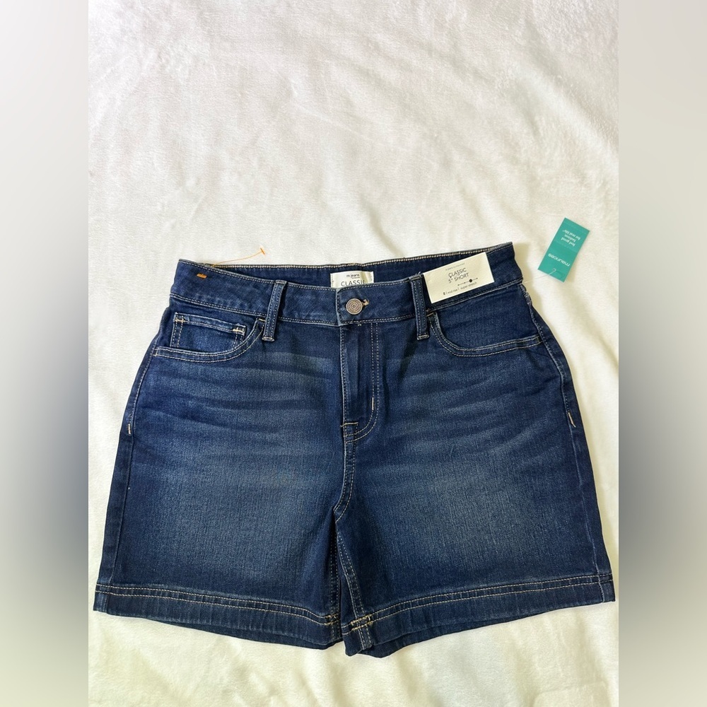 Maurices Dark Blue Denim Skort - Picture 2 of 5